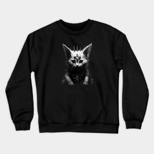 Cat demon Halloween Crewneck Sweatshirt